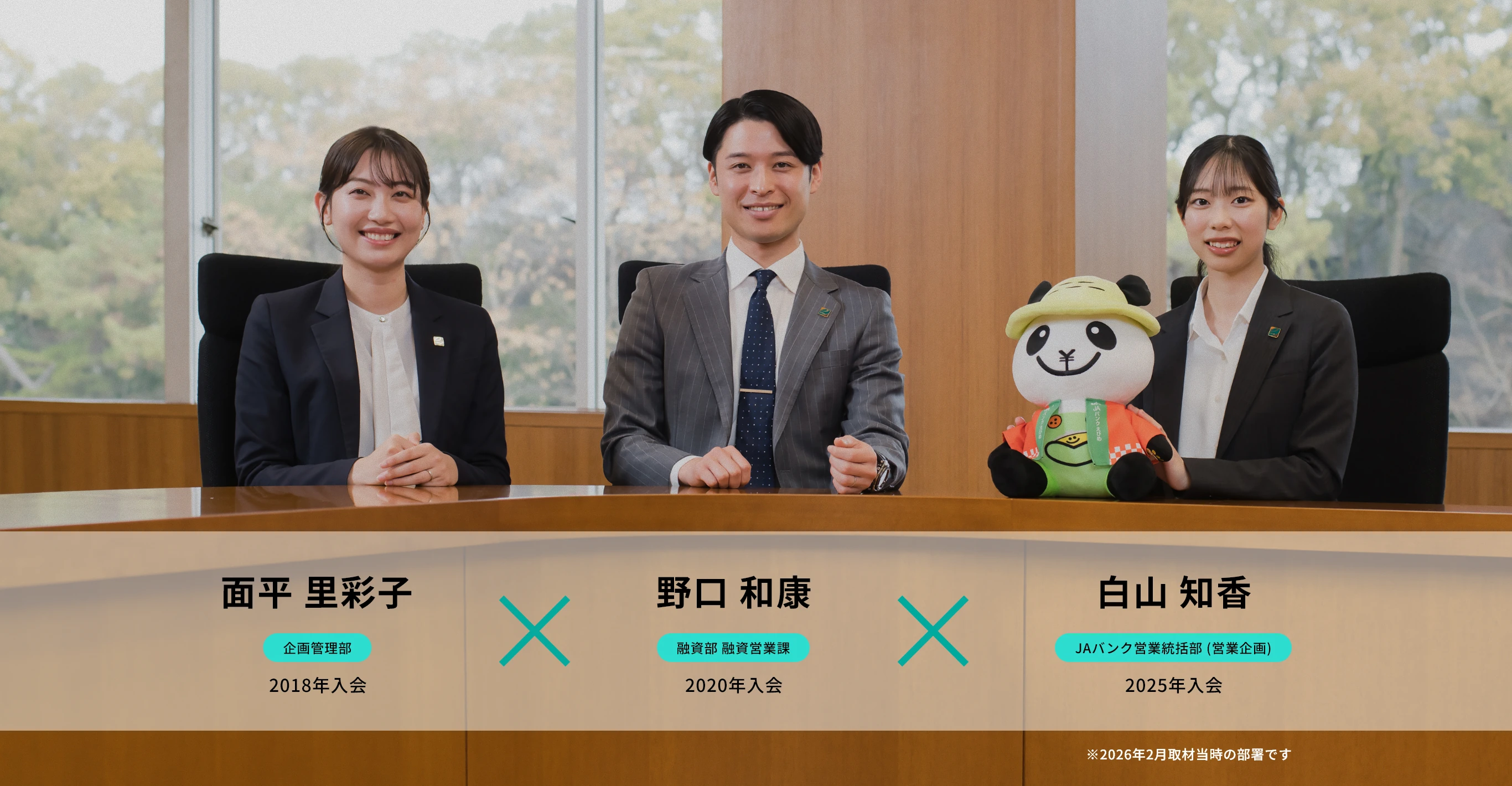 面平 里彩子×野口 和康×白山 知香
